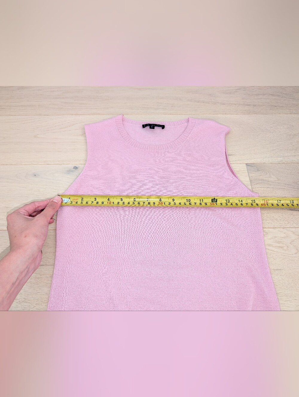 Cashmere Pink Sleeveless Knit Top - Picture 8 of 9
